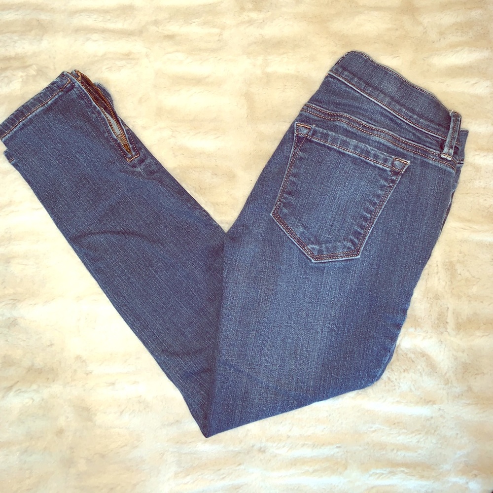 Loft modern skinny ankle jeans